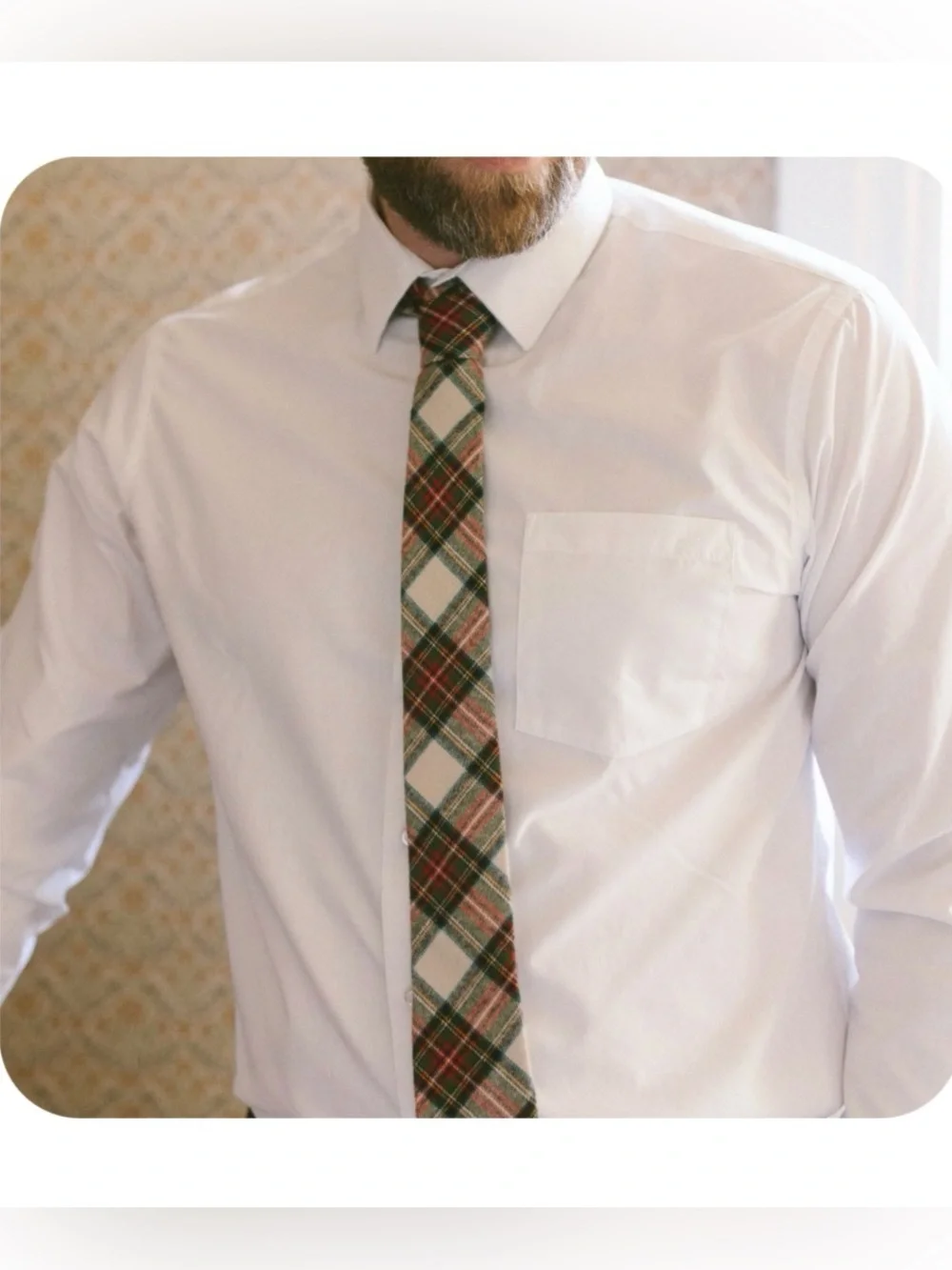 NIB Ivy City Co Men’s Tie in Merry Holiday Plaid (Standard Size)